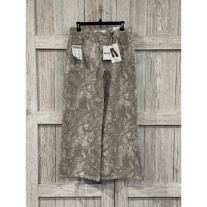Refrain Women’s Los Angeles Camouflage Printed Wide Leg Pants Size 5/27 NWT